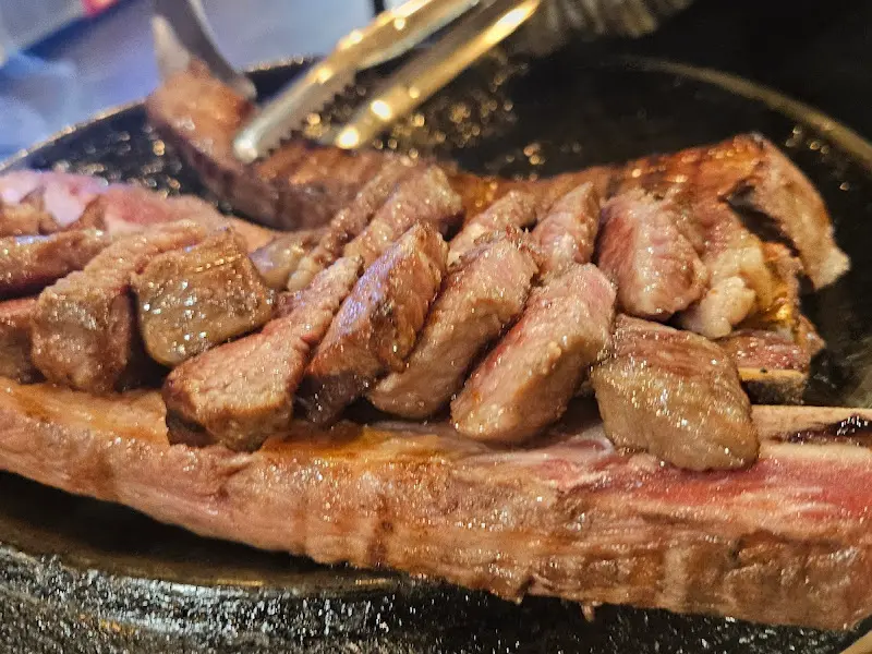 잘 구워진 우대갈비