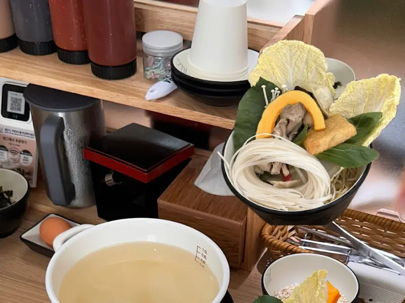 깔끔한 1인 샤브샤브 세팅