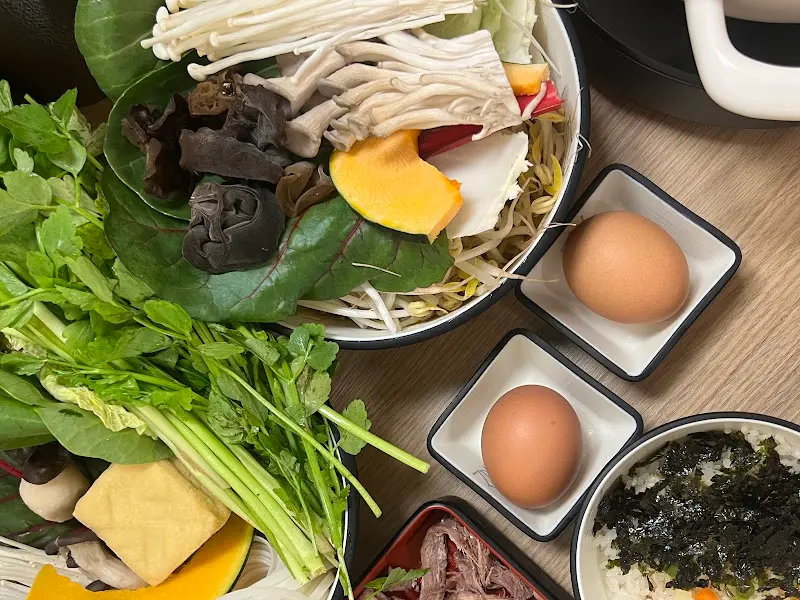 샤브샤브 재료 모듬