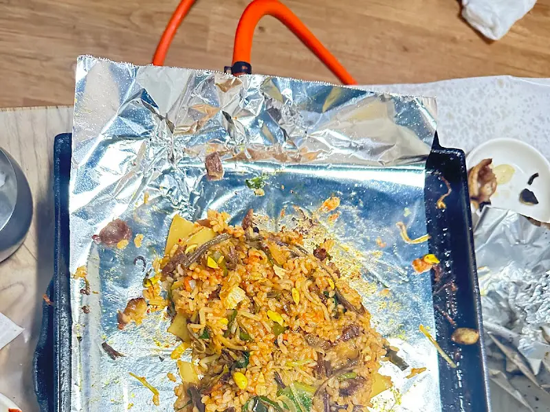 볶음밥 완성 후 모습