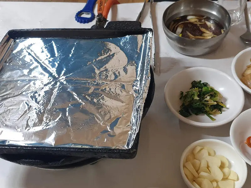 구워진 고기의 모습