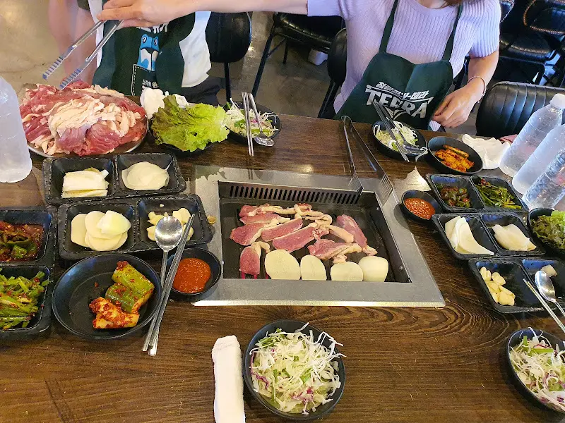 오리 한 상 차림