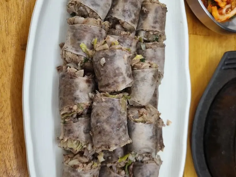 풍성식당의 순대 모듬