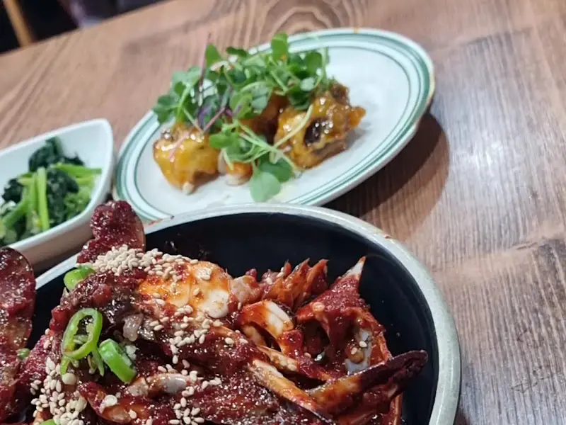 게장 한상 차림