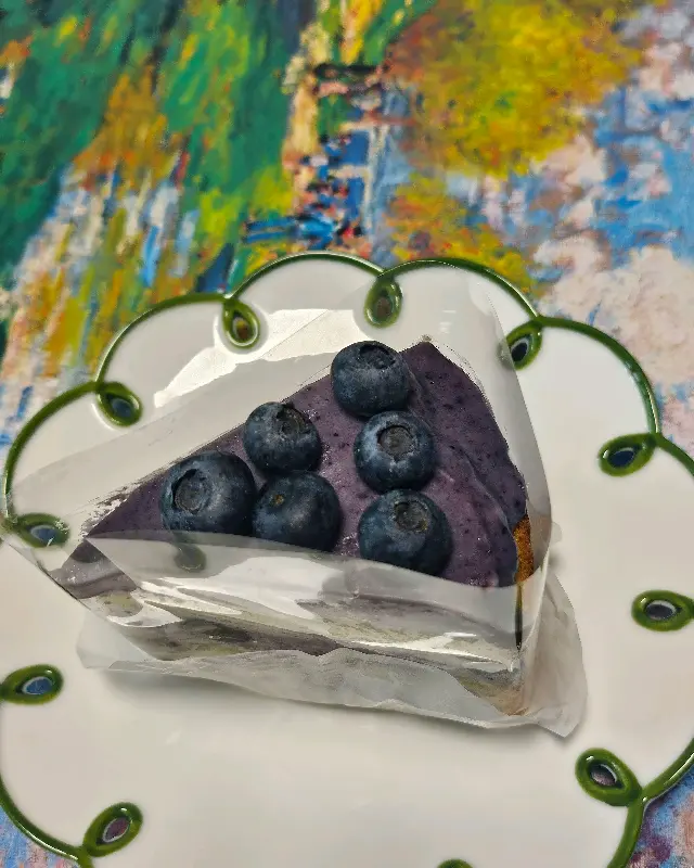 다양한 조각 케이크