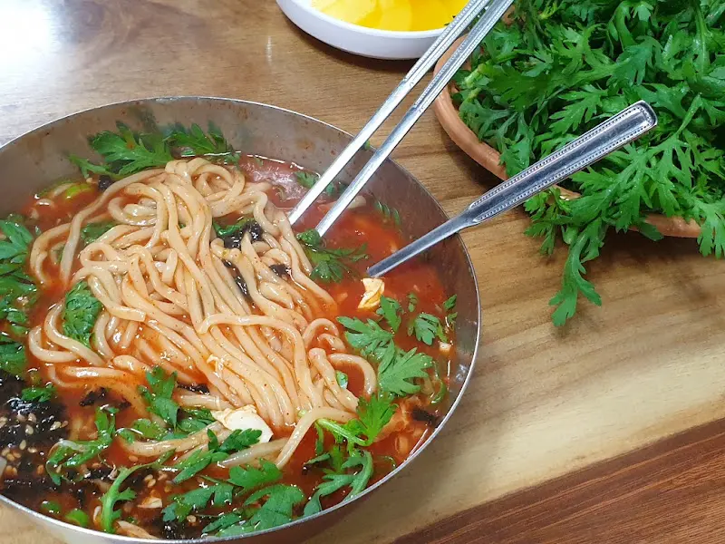 얼큰 칼국수 면