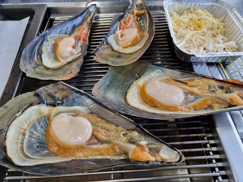 싱싱한 가리비 구이