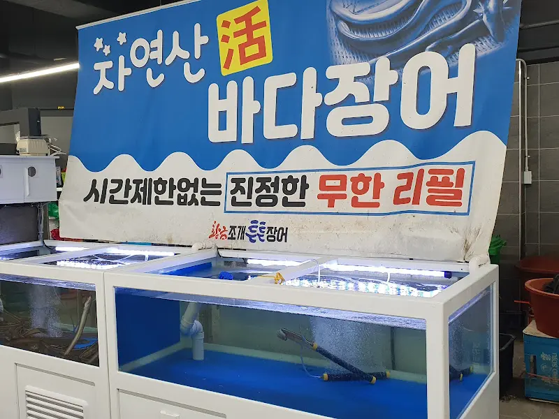 수족관 속 장어