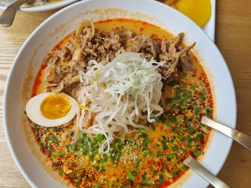 탄탄면 클로즈업