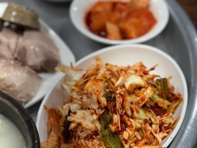 매콤새콤한 양배추 겉절이