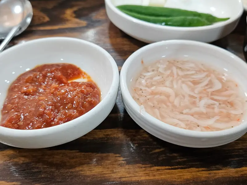 다대기와 새우젓