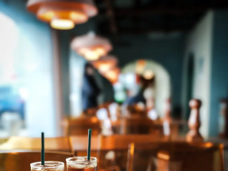 카페 내부 좌석