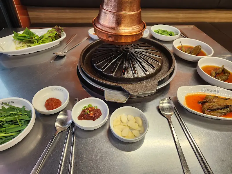 부암갈비 기본 상차림