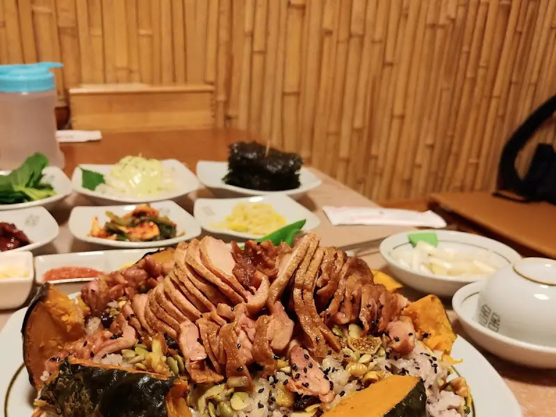 단호박오리훈제