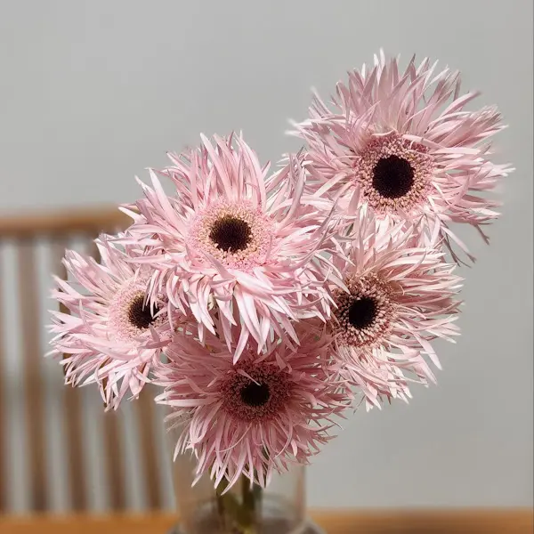 테이블 위의 꽃