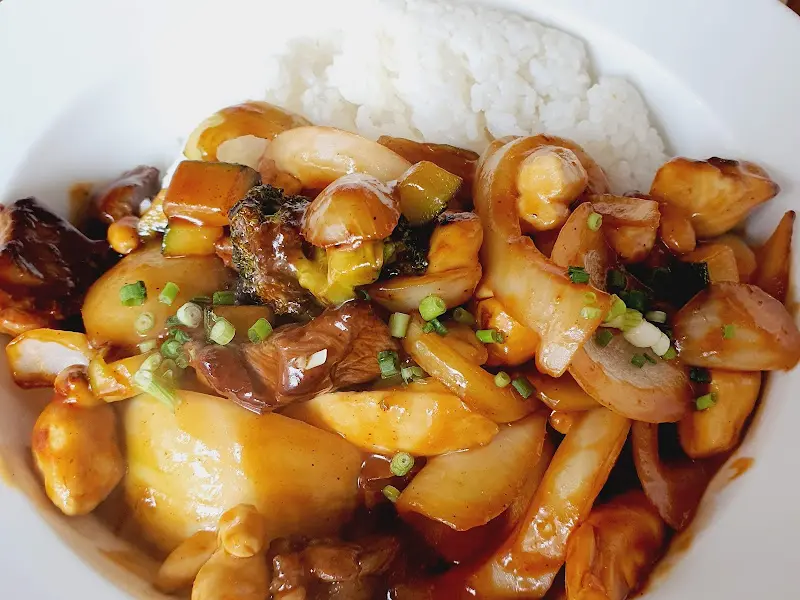 찹스테이크 덮밥