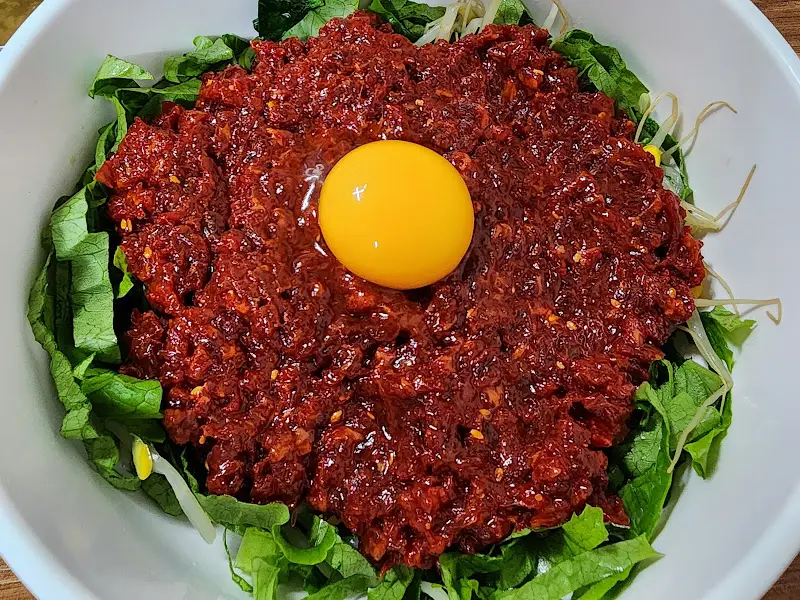 특 사이즈 육회비빔밥