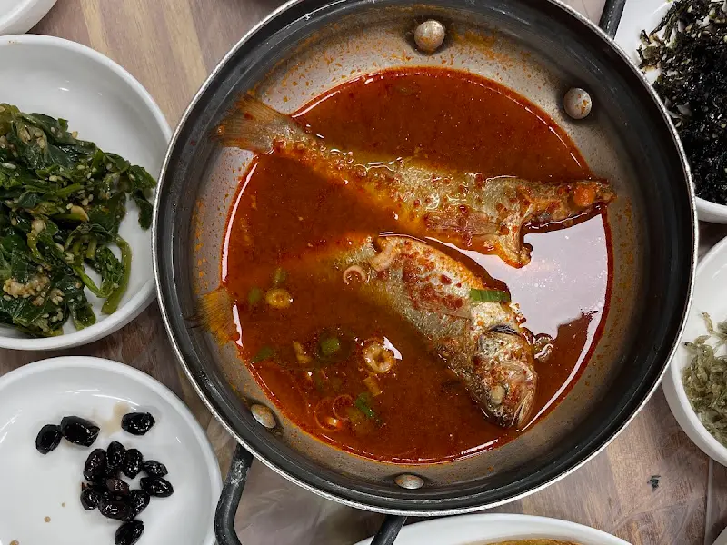 조기찌개 클로즈업