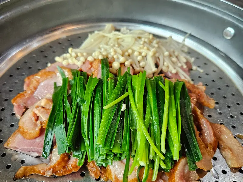 훈제오리고기 찜기