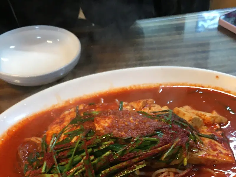 두부두루치기의 뜨거운 김