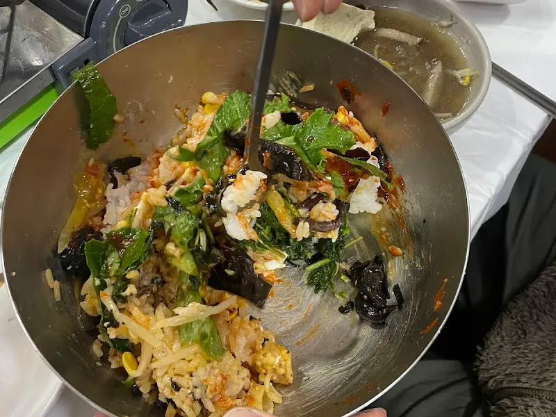 산채비빔밥의 모습