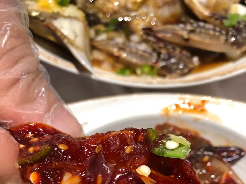 양념게장의 클로즈업 사진