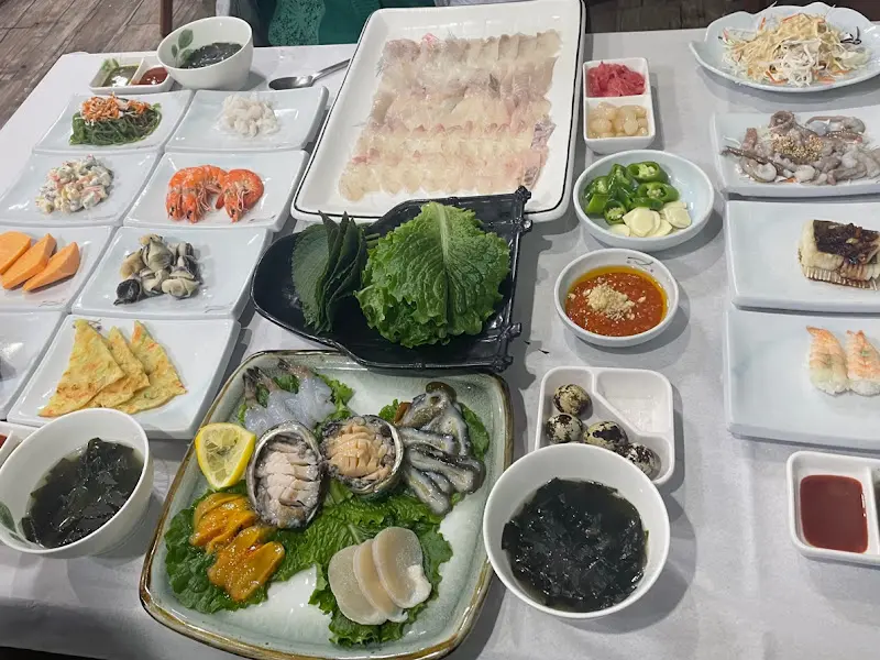 승진횟집 한상차림