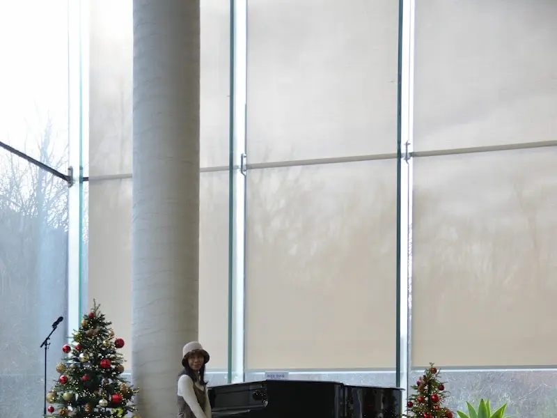 피아노 연주가 흐르는 아름다운 공간