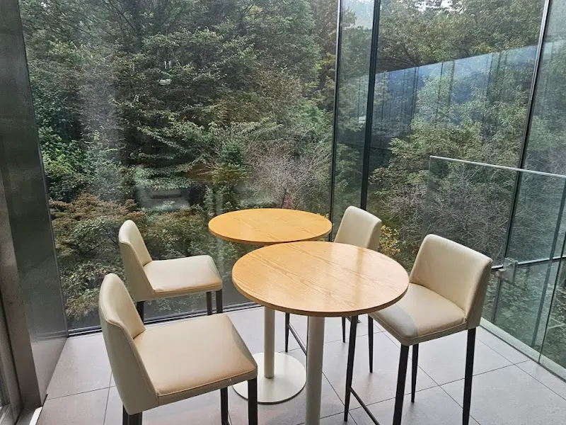 창밖의 자연을 감상할 수 있는 테이블