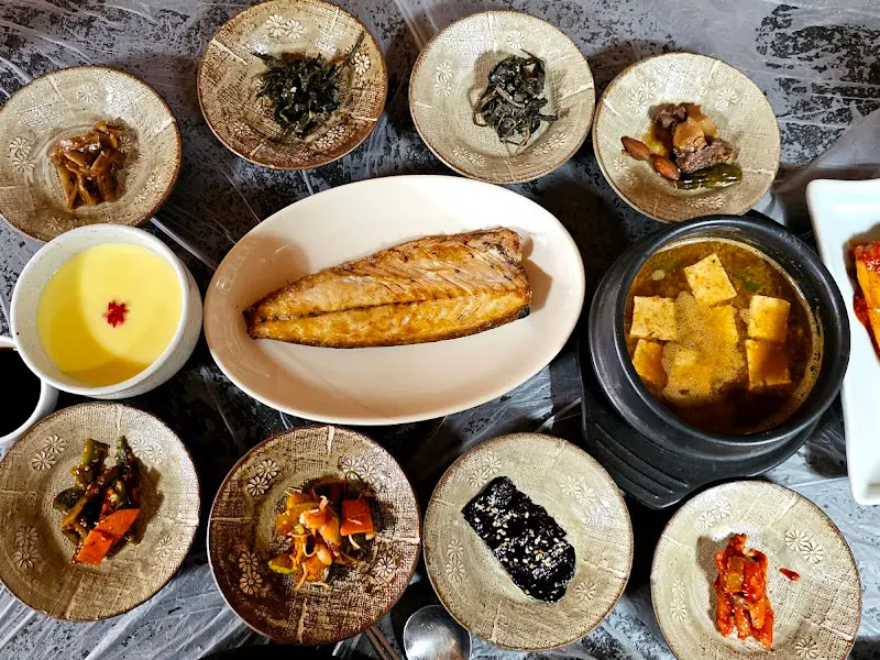 다양한 반찬 클로즈업