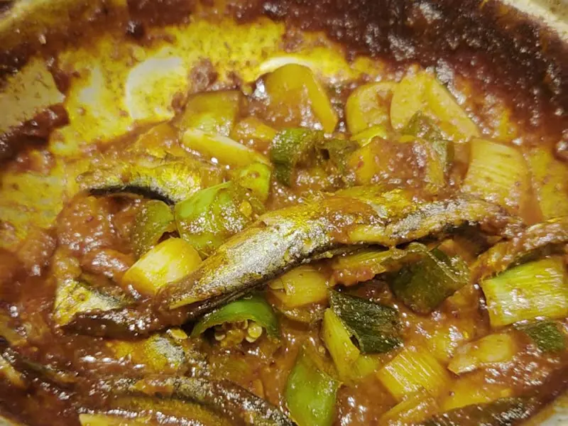 멜젓 조림