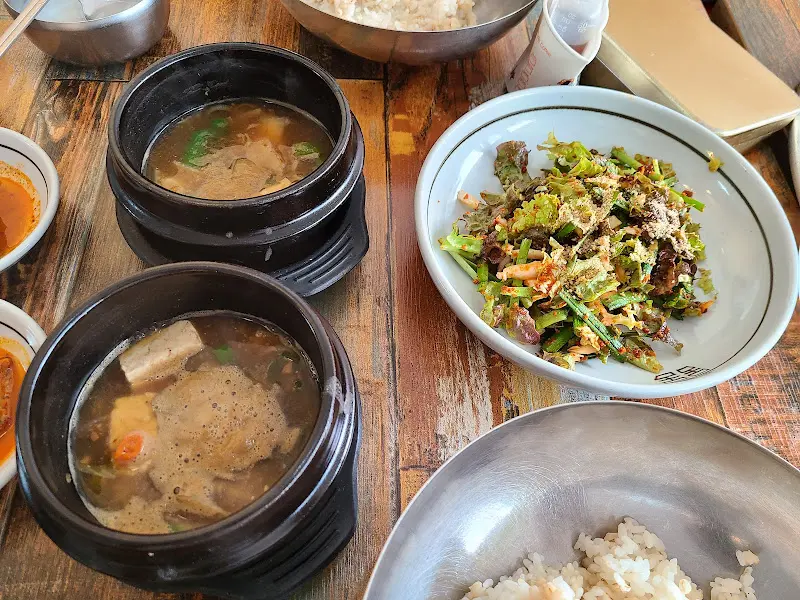 보리밥 정식 한상 차림