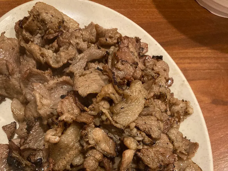 윤기가 흐르는 돼지 불고기