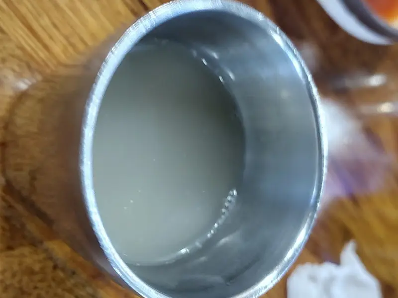 구수한 맛이 일품인 온육수