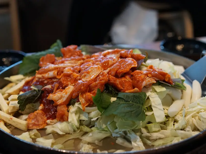 다연닭갈비 조리 전 모습