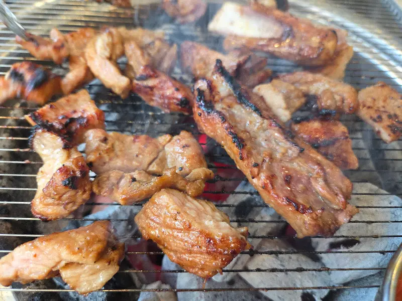 돼지갈비 근접샷