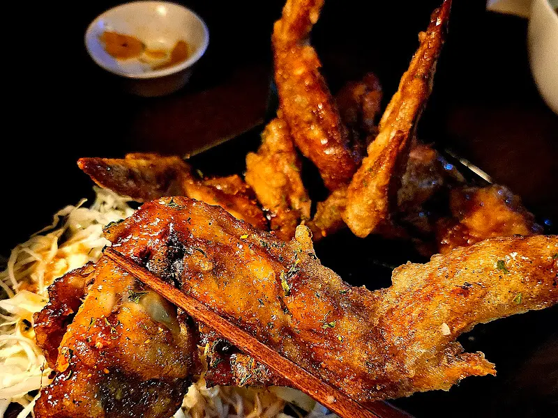 블랙 흑임자 치킨 가라아게