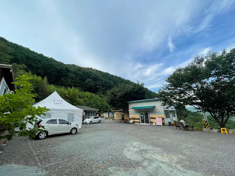 후식으로 제공되는 오디 팥빙수