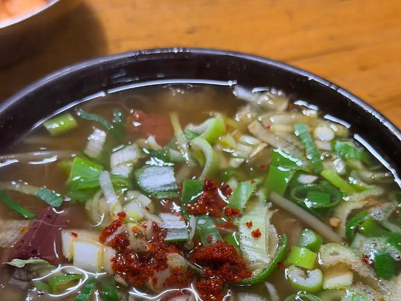 선지해장국 근접샷