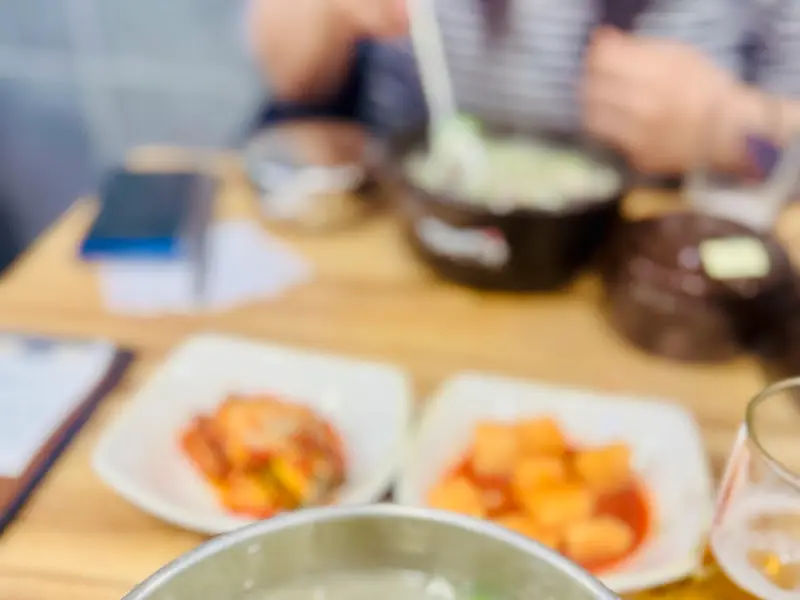 소머리국밥과 밑반찬