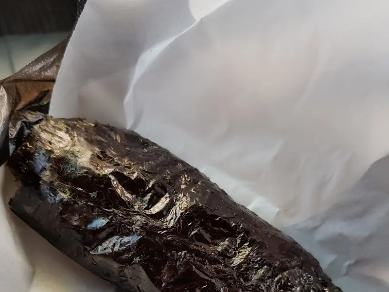 포장된 김밥의 모습