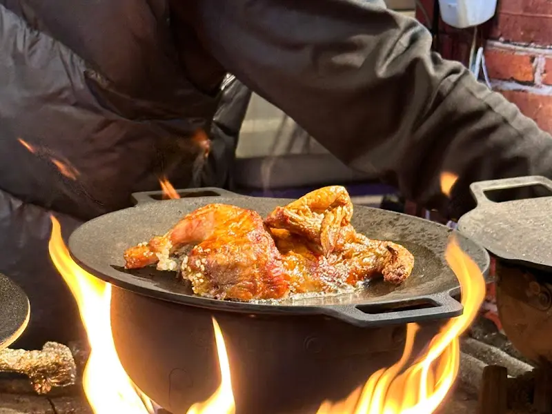 마농치킨 조리 과정