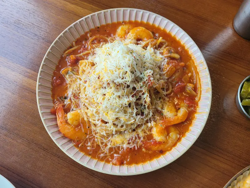 매운 새우 토마토 파스타