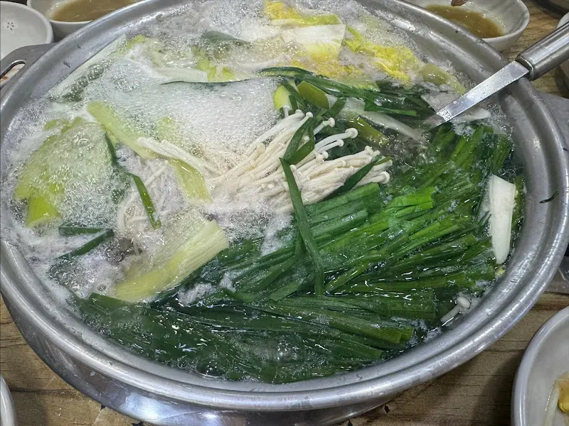 시원한 국물이 일품인 연포탕