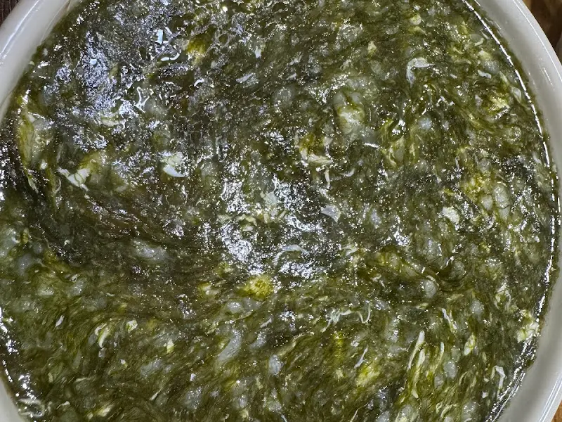 부드러운 매생이죽