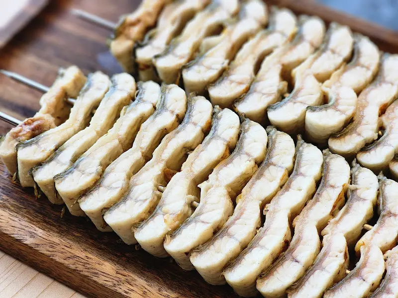 초벌되어 나온 장어