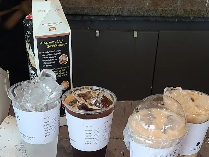 카페 소예에서 판매하는 음료
