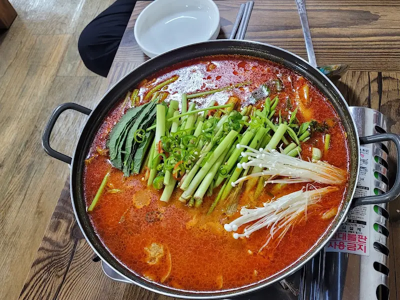 청둥오리탕 클로즈업