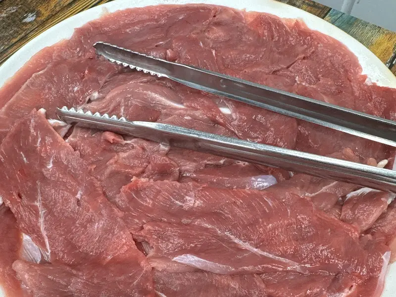 신선한 오리 가슴살