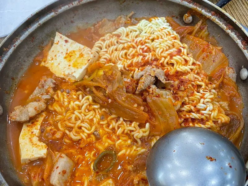 김치찌개 근접샷